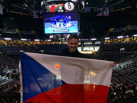Michal Horáček v Barclays Center